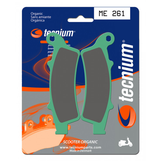 Plaquettes de frein TECNIUM Scooter organique - ME261