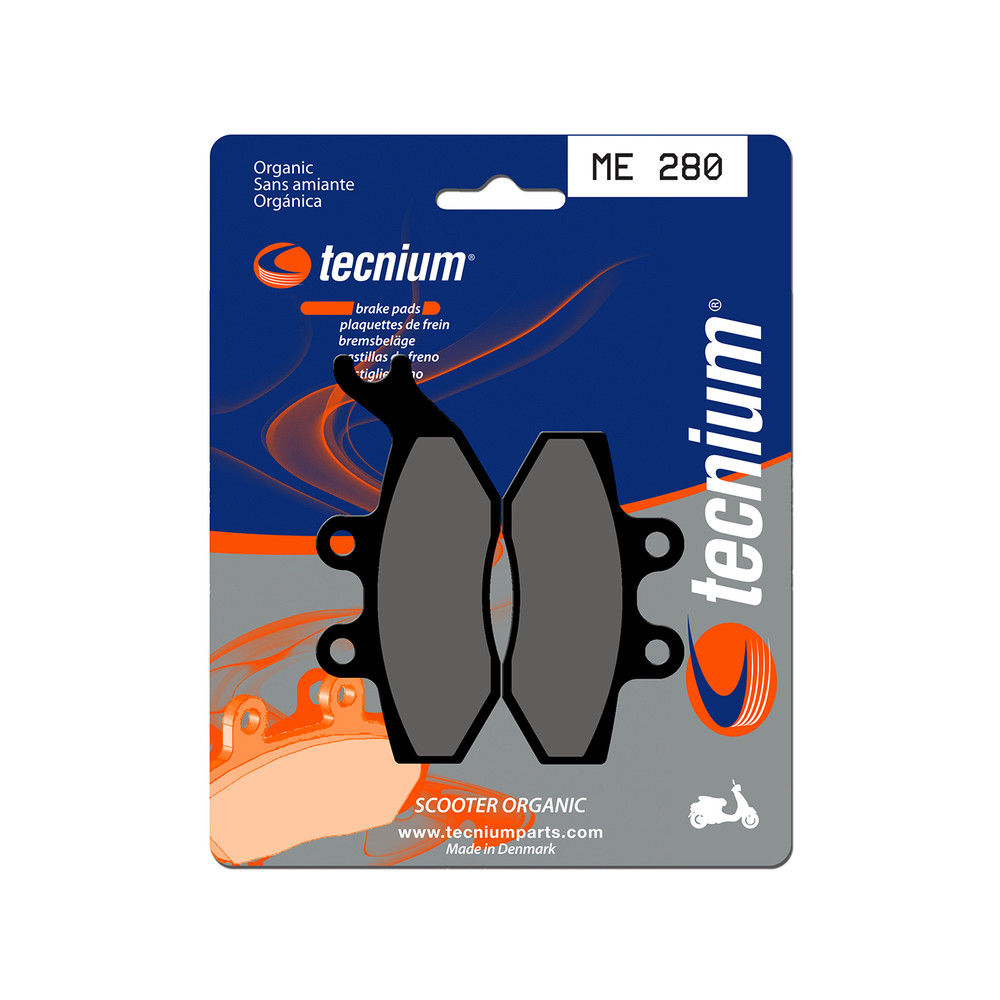 Plaquettes de frein TECNIUM Scooter organique - ME280