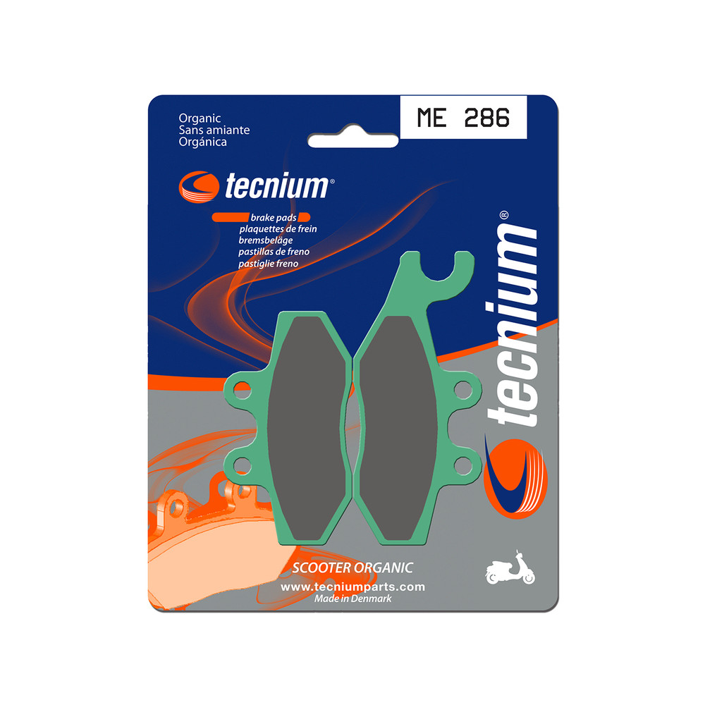 Plaquettes de frein TECNIUM Scooter organique - ME286