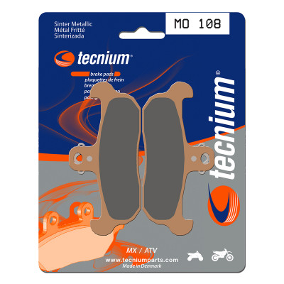 Plaquettes de frein TECNIUM MX/Quad métal fritté - MO108