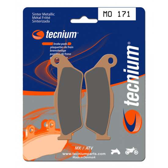 Plaquettes de frein TECNIUM MX/Quad métal fritté - MO171