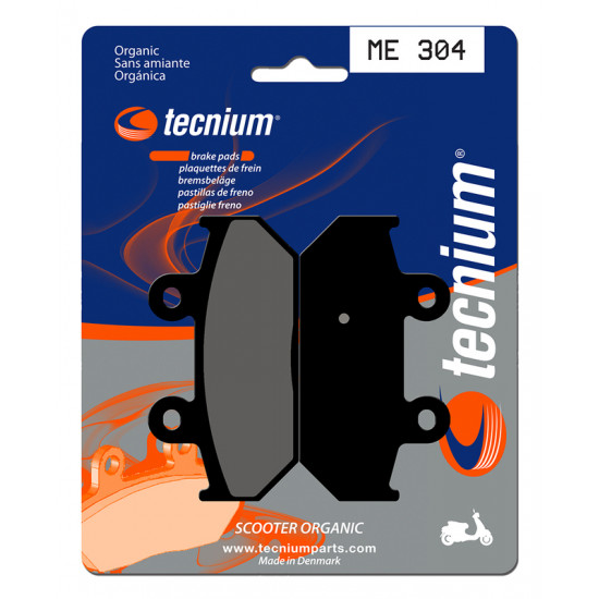 Plaquettes de frein TECNIUM Scooter organique - ME304