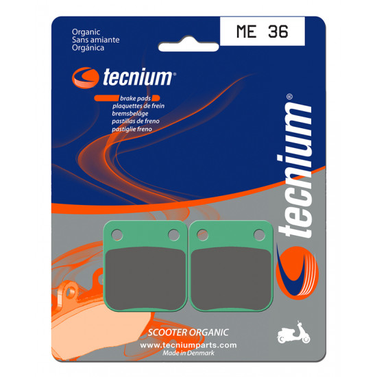 Plaquettes de frein TECNIUM Scooter organique - ME36