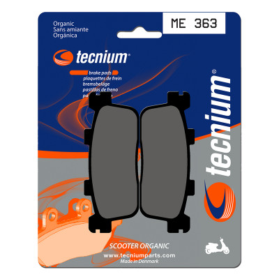 Plaquettes de frein TECNIUM Scooter organique - ME363