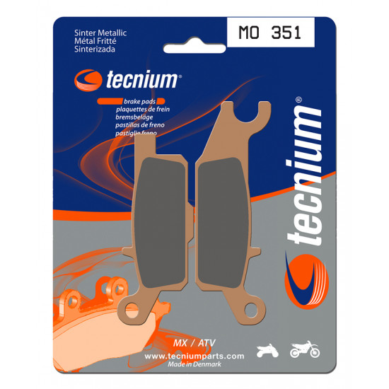 Plaquettes de frein TECNIUM MX/Quad métal fritté - MO351