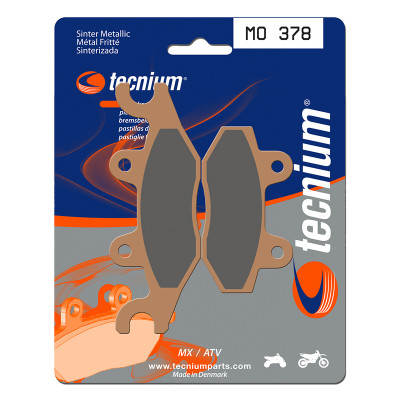 Plaquettes de frein TECNIUM MX/Quad métal fritté - MO378