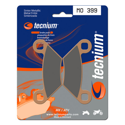 Plaquettes de frein TECNIUM MX/Quad métal fritté - MO399