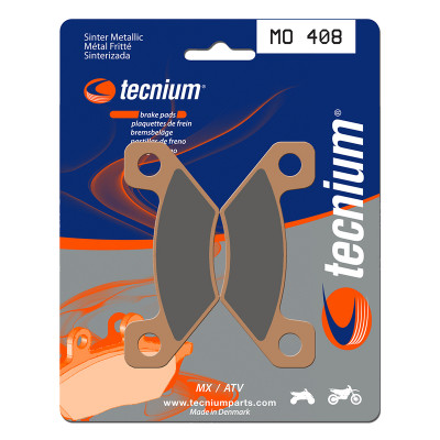 Plaquettes de frein TECNIUM MX/Quad métal fritté - MO408