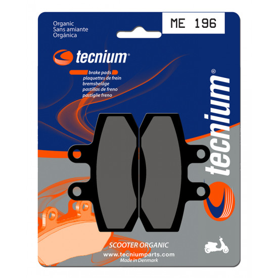 Plaquettes de frein TECNIUM Scooter organique - ME196