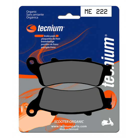 Plaquettes de frein TECNIUM Scooter organique - ME222