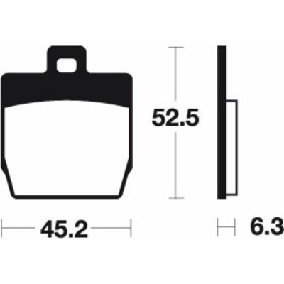 Plaquettes de frein TECNIUM Scooter organique - ME231