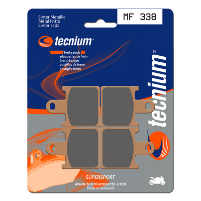 Plaquettes de frein TECNIUM Performance métal fritté - MF338