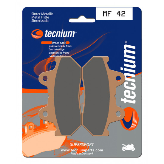 Plaquettes de frein TECNIUM Performance métal fritté - MF42