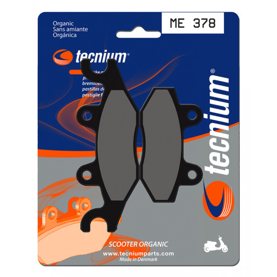 Plaquettes de frein TECNIUM Scooter organique - ME378