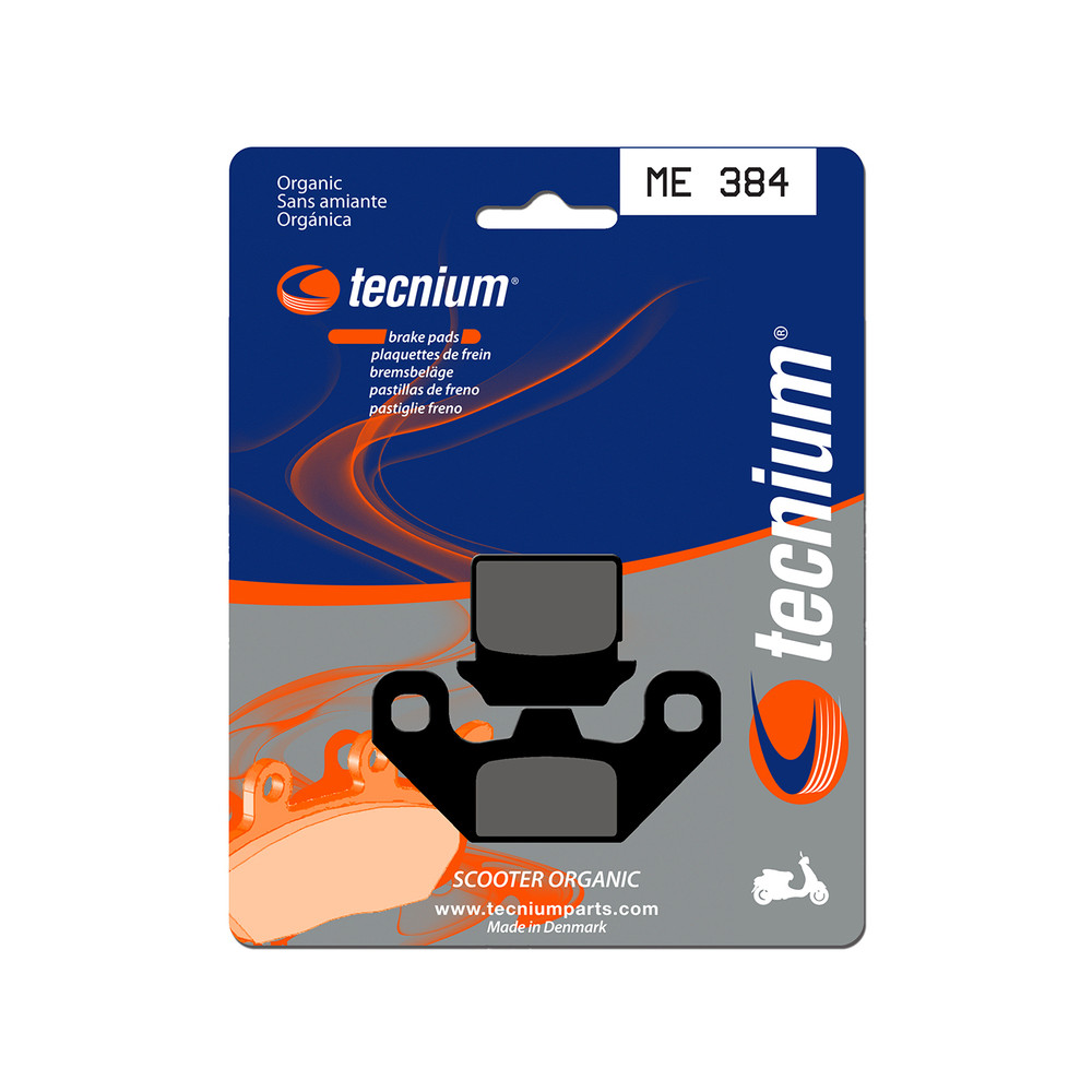 Plaquettes de frein TECNIUM Scooter organique - ME384