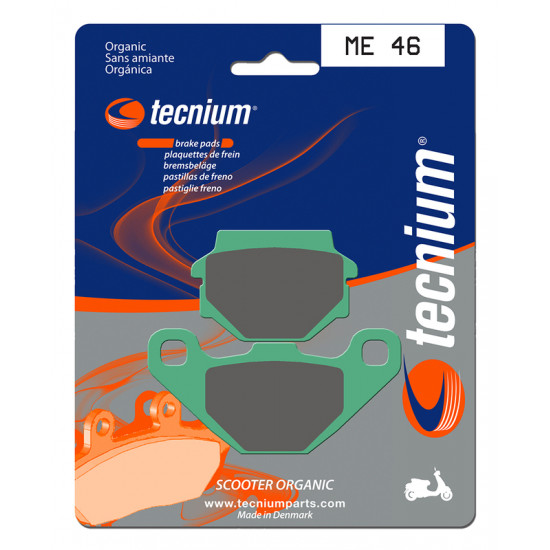 Plaquettes de frein TECNIUM Scooter organique - ME46