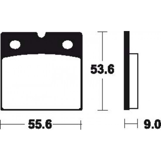 Plaquettes de frein TECNIUM Performance métal fritté - MF6