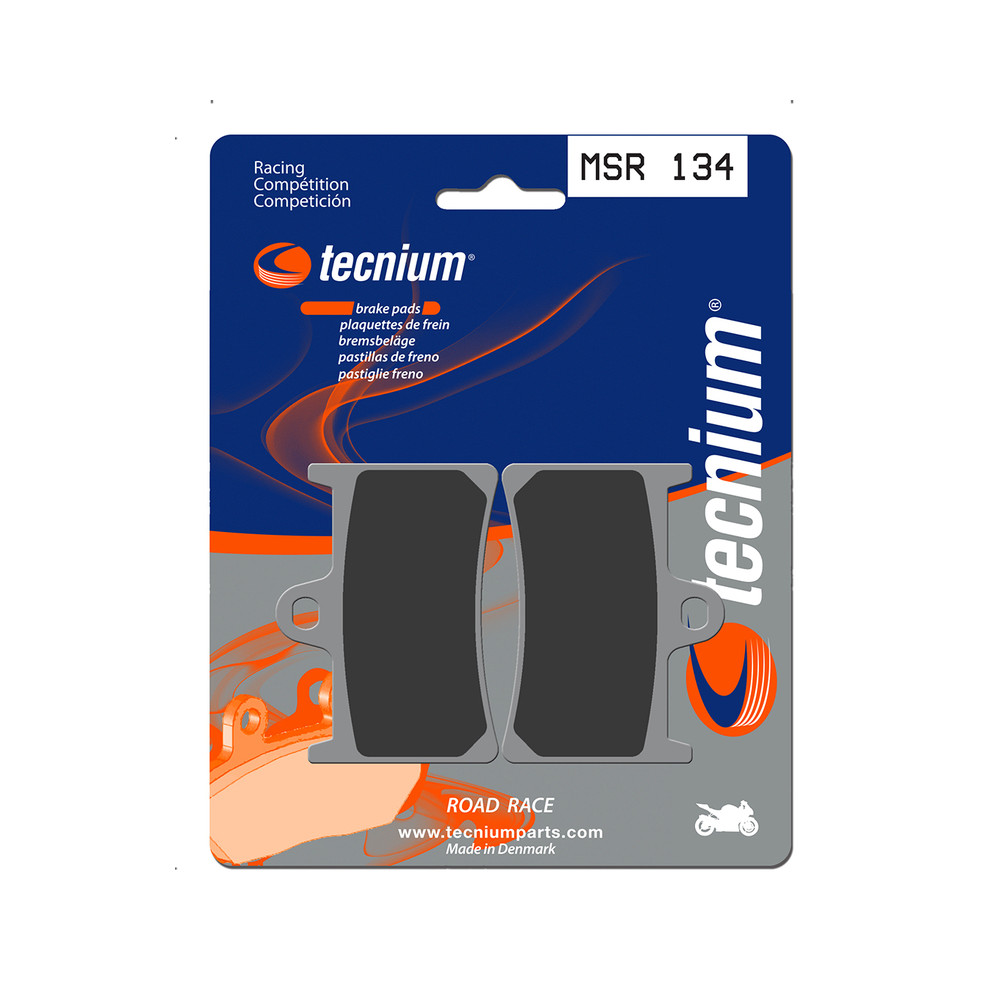 Plaquettes de frein TECNIUM Racing métal fritté - MSR134