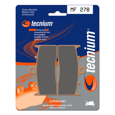 Plaquettes de frein TECNIUM Performance métal fritté - MF278