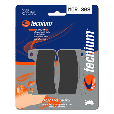 Plaquettes de frein TECNIUM Racing métal fritté carbone - MCR309