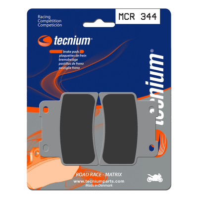 Plaquettes de frein TECNIUM Racing métal fritté carbone - MCR344