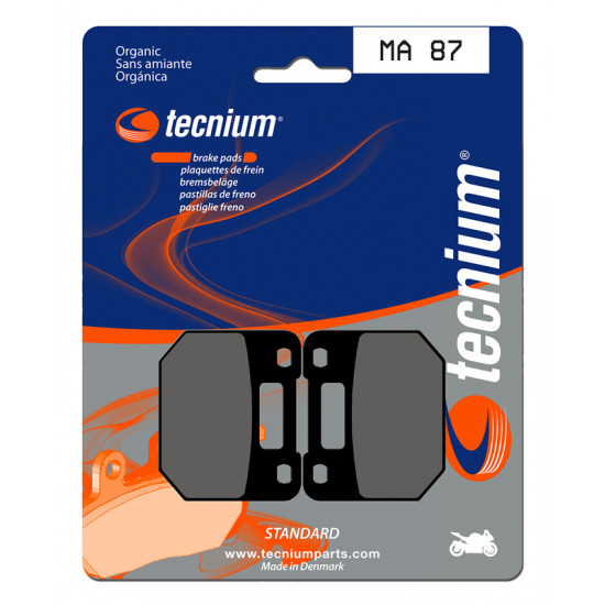 Plaquettes de frein TECNIUM route organique - MA87