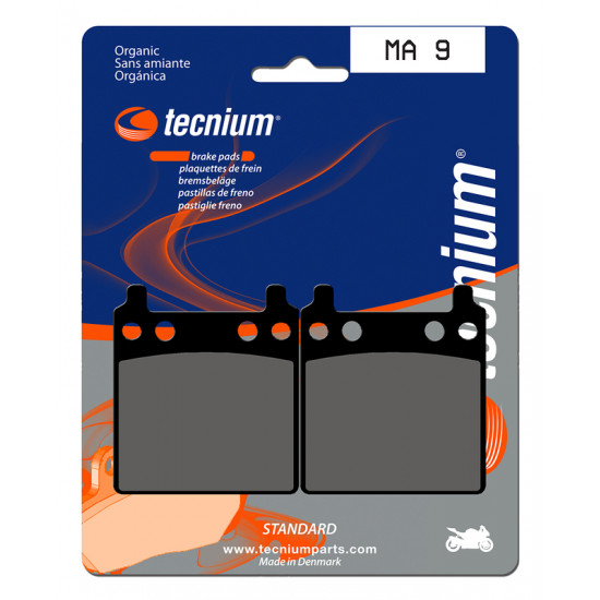 Plaquettes de frein TECNIUM route organique - MA9