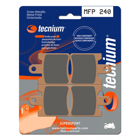 Plaquettes de frein TECNIUM Trail Performance métal fritté - MFP240