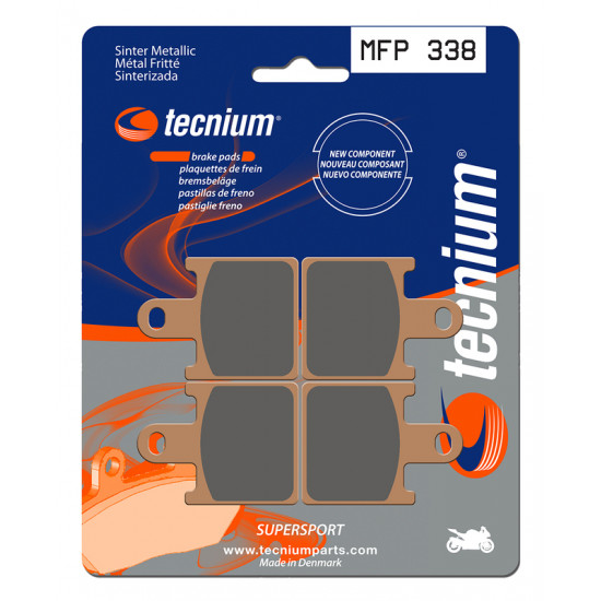 Plaquettes de frein TECNIUM Trail Performance métal fritté - MFP338