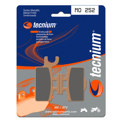 Plaquettes de frein TECNIUM MX/Quad métal fritté - MO252