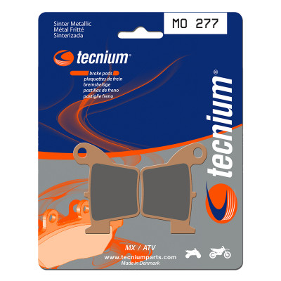 Plaquettes de frein TECNIUM MX/Quad métal fritté - MO277