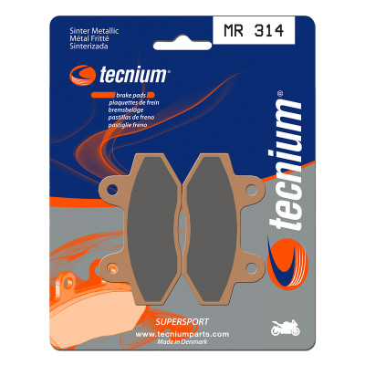 Plaquettes de frein TECNIUM Performance métal fritté - MR314