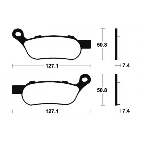 Plaquettes de frein TECNIUM Performance métal fritté - MR354