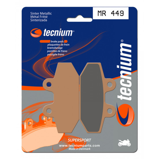 Plaquettes de frein TECNIUM Performance métal fritté - MR449