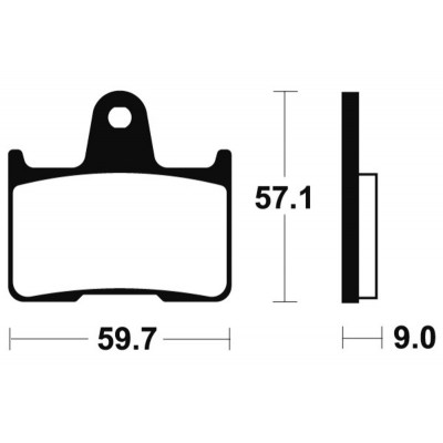 Plaquettes de frein TECNIUM Performance métal fritté - MR265