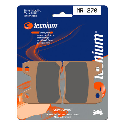 Plaquettes de frein TECNIUM Performance métal fritté - MR270