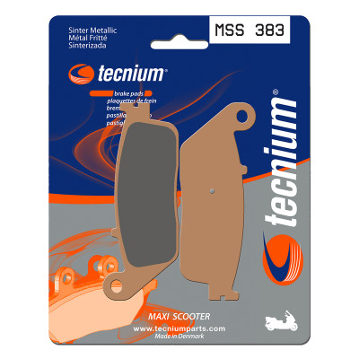 Plaquettes de frein TECNIUM Maxi Scooter métal fritté - MSS383