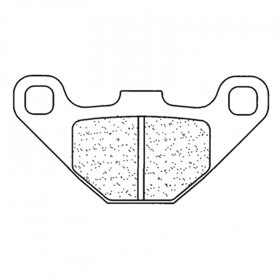 Plaquettes de frein CL BRAKES Quad métal fritté - 2306ATV1