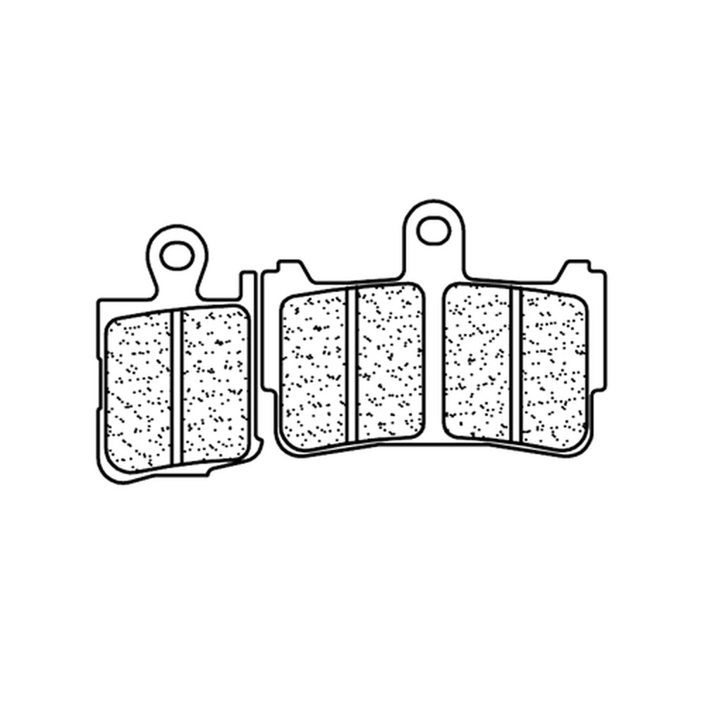 Plaquettes de frein CL BRAKES route métal fritté - 1216A3+