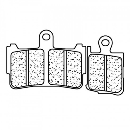 Plaquettes de frein CL BRAKES route métal fritté - 1216A3+