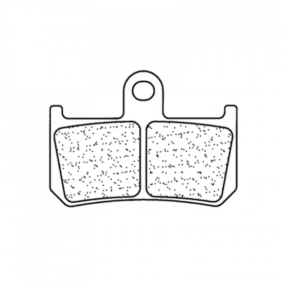 Plaquettes de frein CL BRAKES route métal fritté - 1180A3+