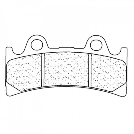 Plaquettes de frein CL BRAKES route métal fritté - 2254A3+