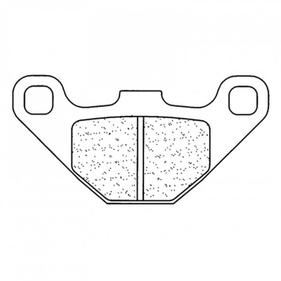 Plaquettes de frein CL BRAKES Quad métal fritté - 2466ATV1