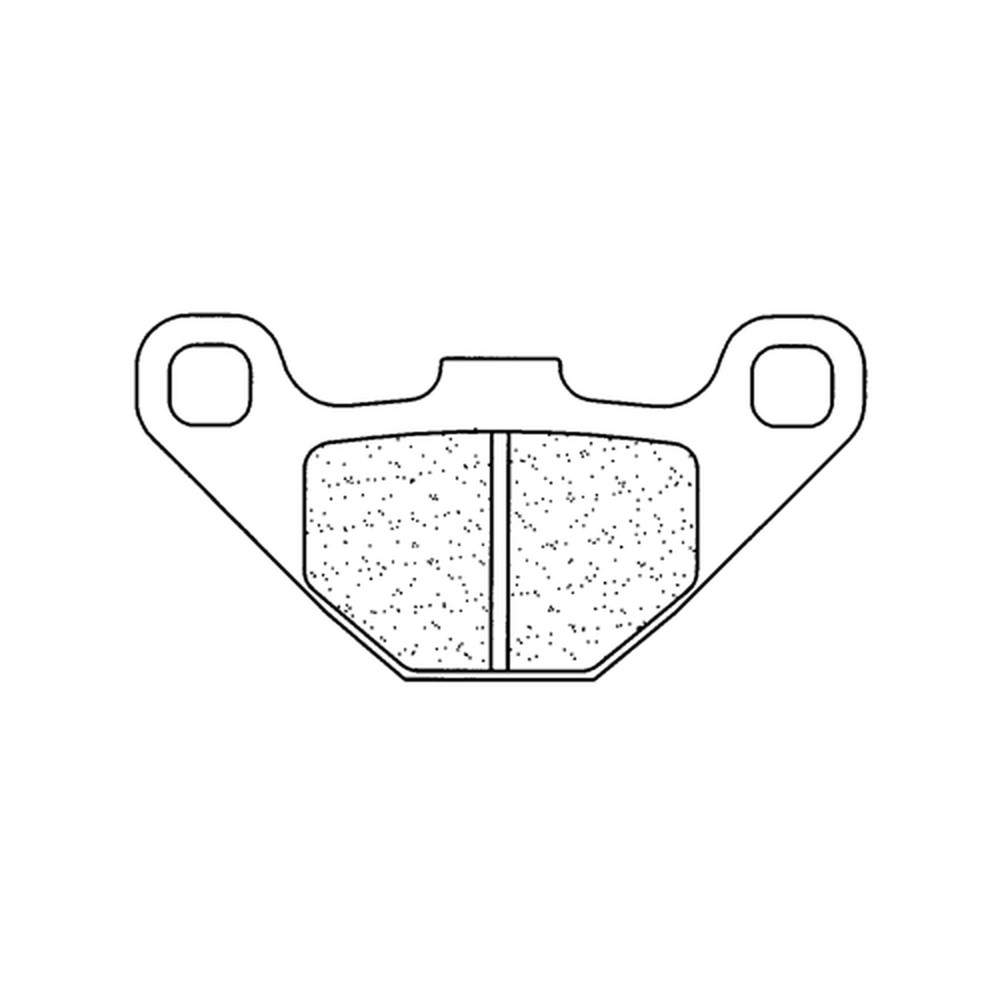 Plaquettes de frein CL BRAKES Quad métal fritté - 2466ATV1