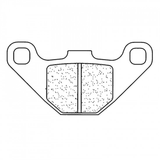 Plaquettes de frein CL BRAKES Quad métal fritté - 2469ATV1