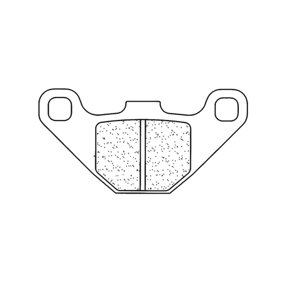 Plaquettes de frein CL BRAKES Quad métal fritté - 2469ATV1