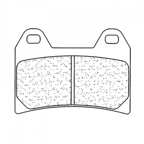 Plaquettes de frein CL BRAKES Racing métal fritté - 2539C60