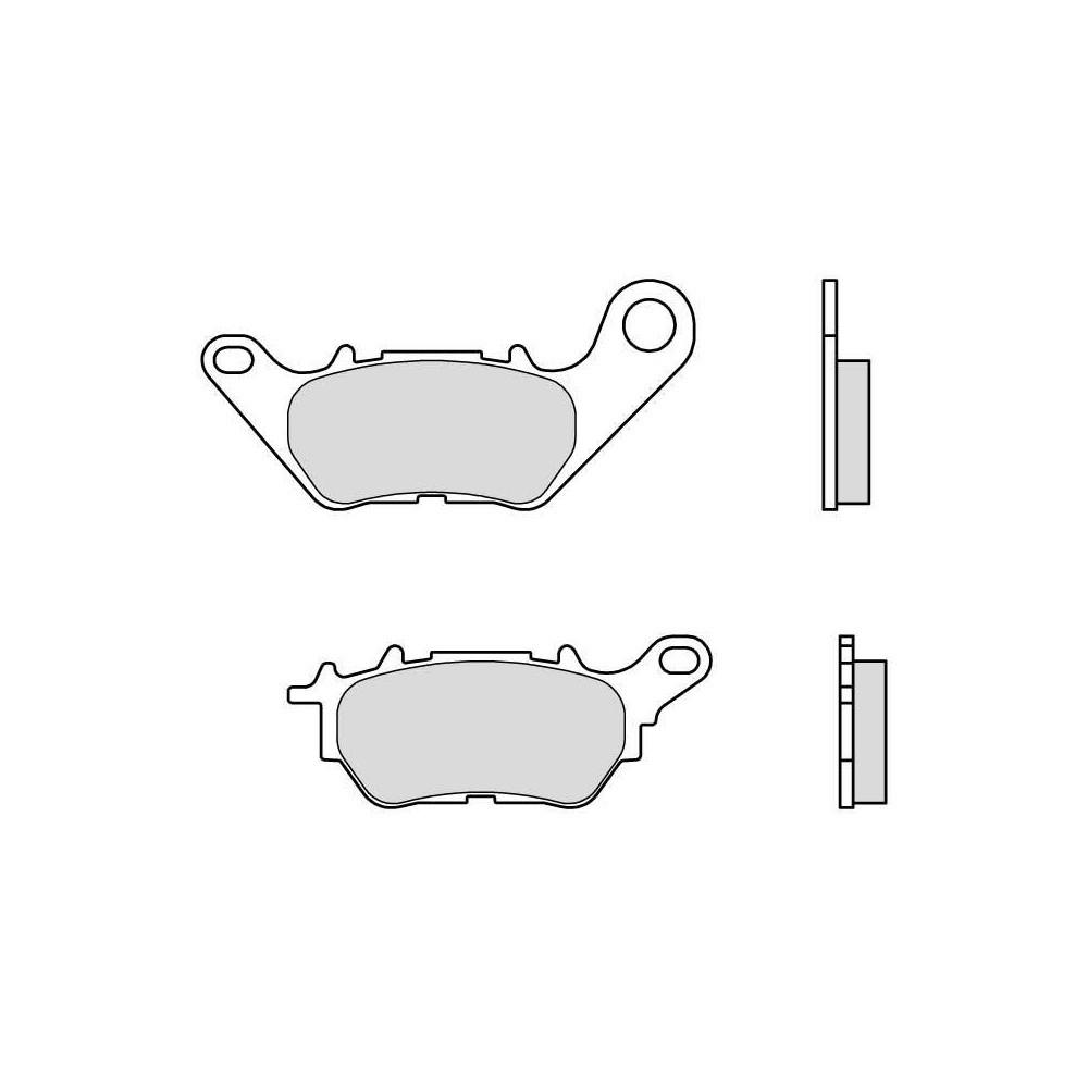 Plaquettes de frein BREMBO route carbone céramique - 07YA53CC