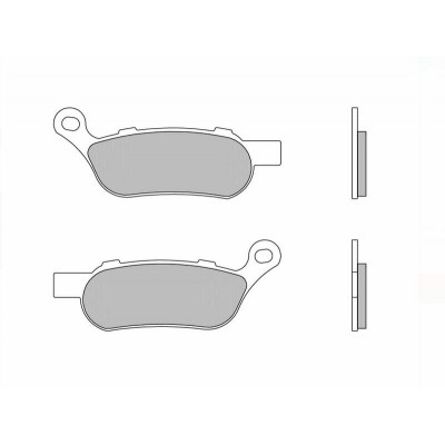 Plaquettes de frein BREMBO route métal fritté - 07HD07SP