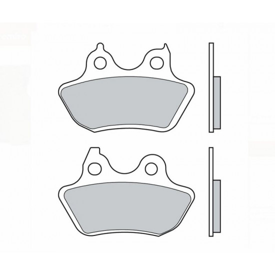 Plaquettes de frein BREMBO route métal fritté - 07HD18SP